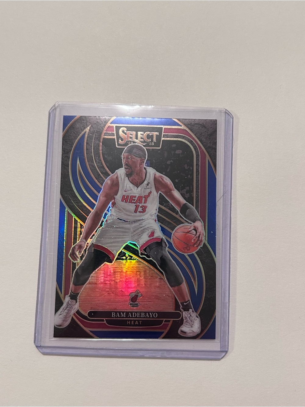 Select Bam Adebayo Miami Heat Basketball Card - Holographic